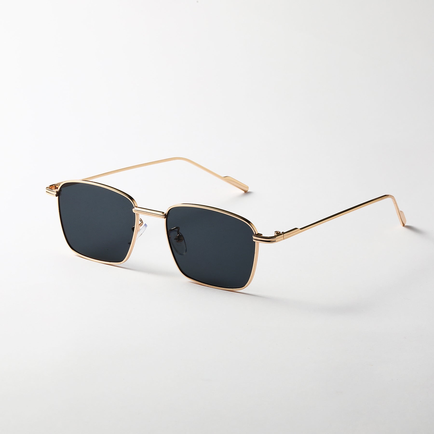 Square Small Frame Color Ocean Film Gradient Sunglasses For Women